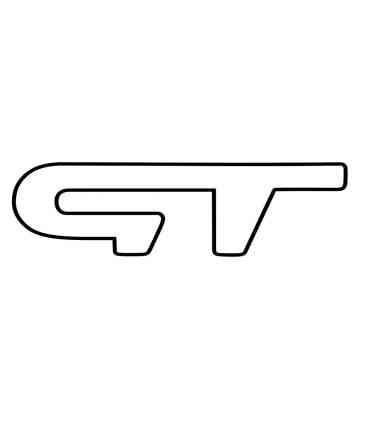 Paire de Stickers Latéral GT version XL (Detouré)