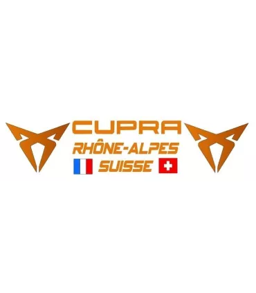 Stickers Cupra Rhône-Alpes-Suisse