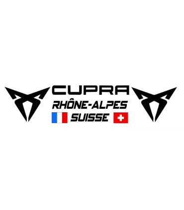 Stickers Cupra Rhône-Alpes-Suisse