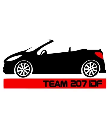 Stickers  TEAM 207 CC IDF