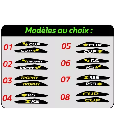 Stickers Baguette de porte Clio 4rs