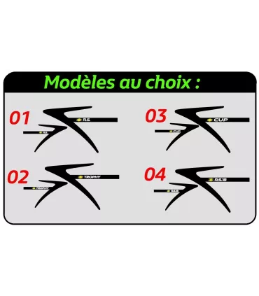 Stickers Imitation prise d'air d'aile avant Clio 4rs