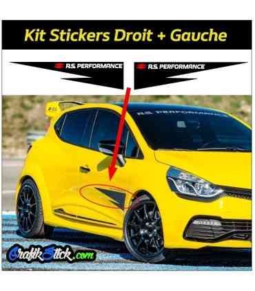 Kit 2 Stickers Rs Performance latéraux Modèle 2