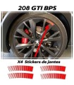 Stickers Jante Peugeot 208 GTI BPS