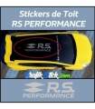 Stickers de toit Renault Sport Rs Performance