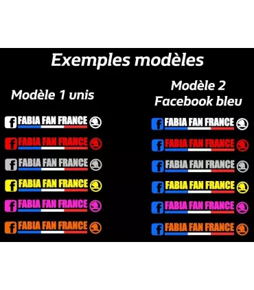 Stickers Fabia Fan France