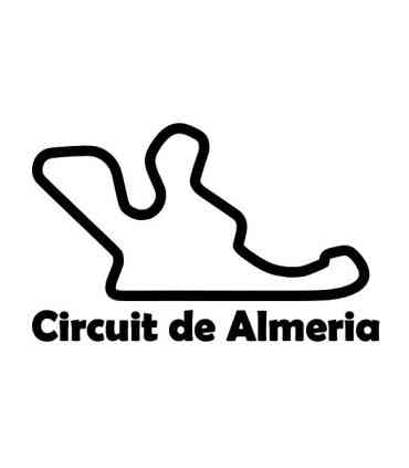 Stickers TRACÉ CIRCUIT ALMERIA
