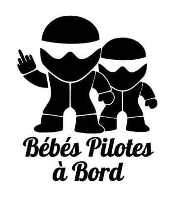 Stickers Bébés Pilotes à Bord