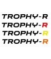 Stickers TROPHY-R pour lame Avant  MEGANE 4RS