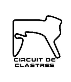 Stickers TRACÉ CIRCUIT CLASTRES
