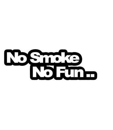 Stickers NO SMOKE NO FUN