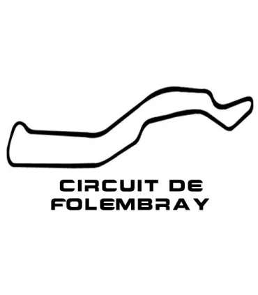 Stickers TRACÉ CIRCUIT FOLEMBRAY