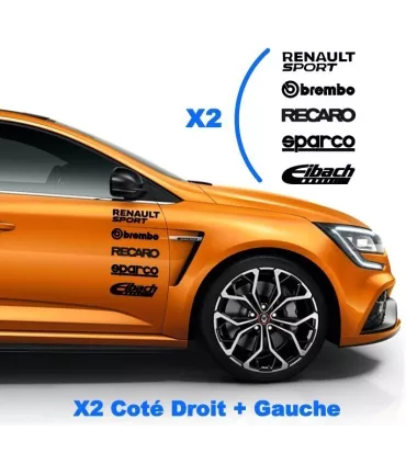 Kit 10 Stickers Marques
