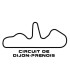 Stickers TRACÉ CIRCUIT DIJON PRENOIS