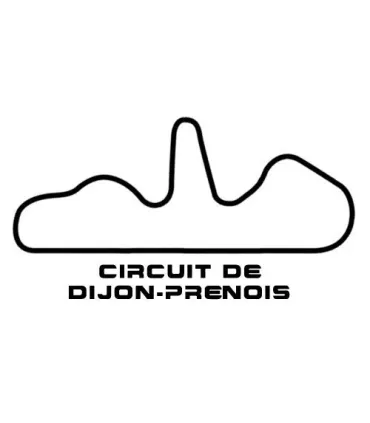Stickers TRACÉ CIRCUIT DIJON PRENOIS