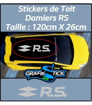 Stickers de toit Renault Sport Rs Performance