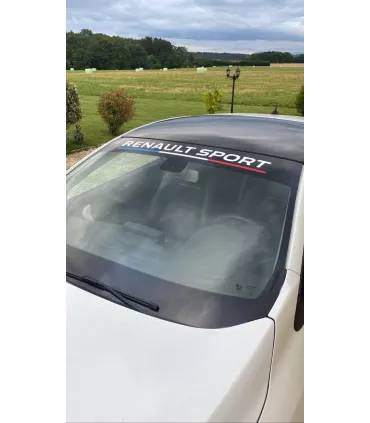 BANDEAU PARE SOLEIL RENAULT SPORT NEWS TRI COLOR