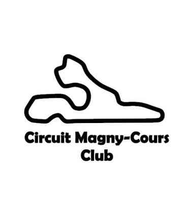 Stickers TRACÉ CIRCUIT Magny-Cours Club