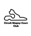 Stickers TRACÉ CIRCUIT MAGNY-COURS CLUB