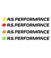 Stickers RS Performance Damiers