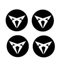 Stickers 4X CENTRE DE ROUE CUPRA Diam. 55mm