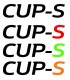 Stickers CUP-S pour lame Avant MEGANE 3RS