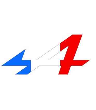 Stickers Alpine Tri color