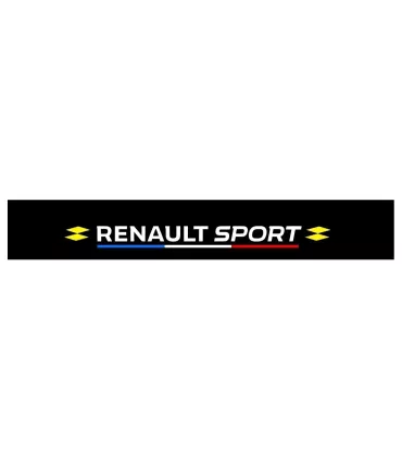 BANDEAU PARE SOLEIL RENAULT SPORT TRI COLOR DAMIERS