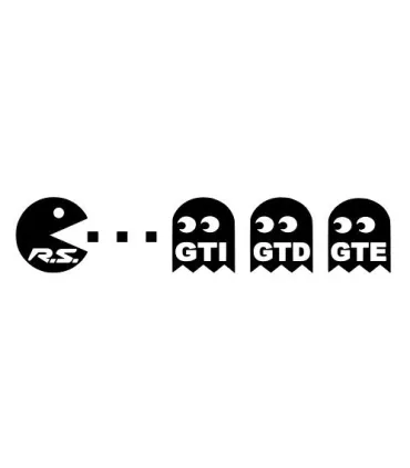 Stickers PAC MAN RENAULT SPORT 2