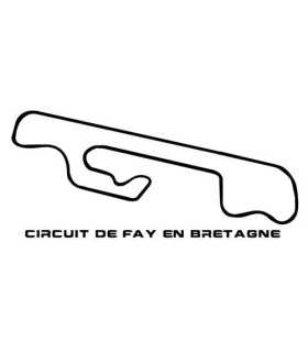 Stickers TRACÉ CIRCUIT DE FAY EN BRETAGNE