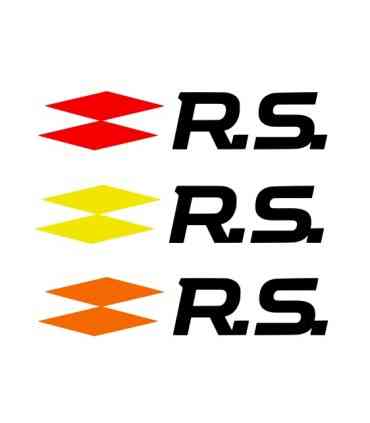 Stickers Sigle Rs Grande taille