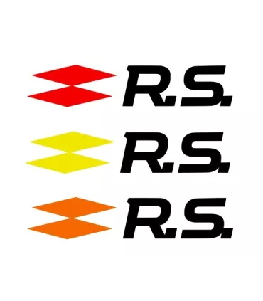 Stickers Sigle Rs Grande taille