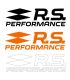 Stickers Sigle Rs Performance Grande taille UNIS