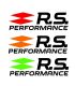 Stickers Sigle Rs Performance Grande Taille