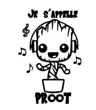 Stickers Je S'appelle Proot