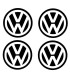 Stickers 4X CENTRE DE ROUE VW 55mm