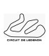 Stickers TRACÉ CIRCUIT DE LEDENON