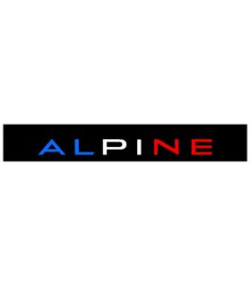 BANDEAU PARE SOLEIL Alpine + Logos