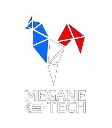 Stickers Megane E-tech Tricolor
