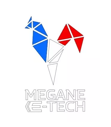 Stickers Megane E-tech Tricolor