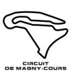 Stickers TRACÉ CIRCUIT DE MAGNY COURS