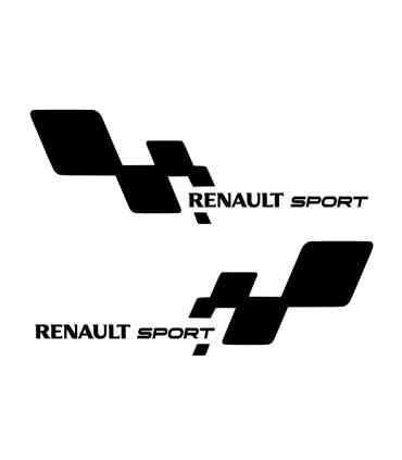 StickersRENAULT SPORT DAMIERS "petit"