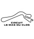 Stickers TRACÉ CIRCUIT LE MAS DU CLOS