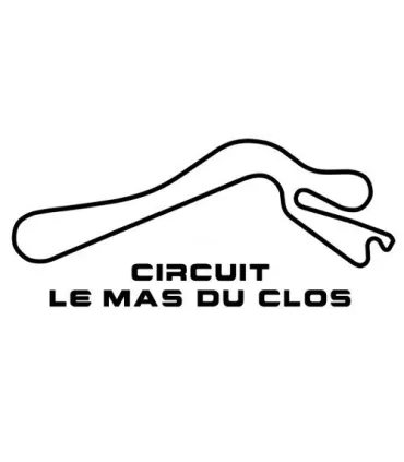 Stickers TRACÉ CIRCUIT LE MAS DU CLOS