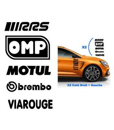 Kit 10 Stickers Marques