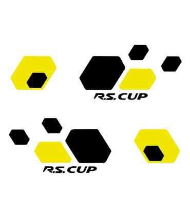 Kit Déco Damiers bi color Renault Sport