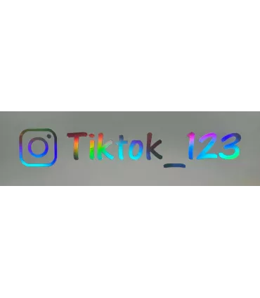 Stickers Tiktok HOLOGRAPHIQUE