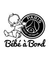 Stickers BÉBÉ A BORD PSG