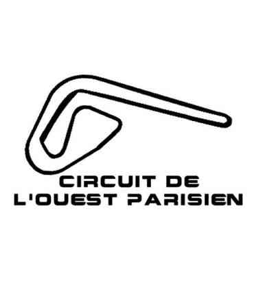 Stickers TRACÉ CIRCUIT DE L'OUEST PARISIEN