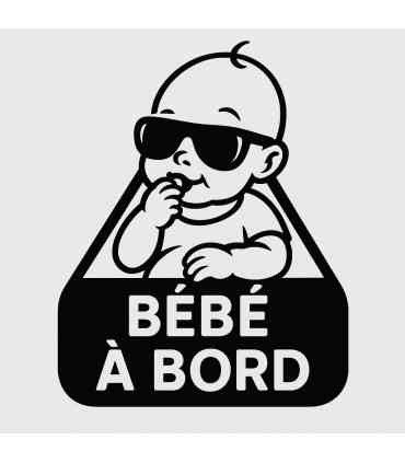 Stickers BÉBÉ A BORD LUNETTE